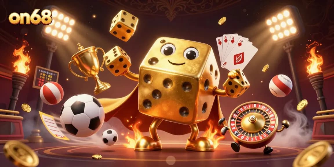 Experience exciting bets at on68 with unique gaming characters and dynamic sports elements.