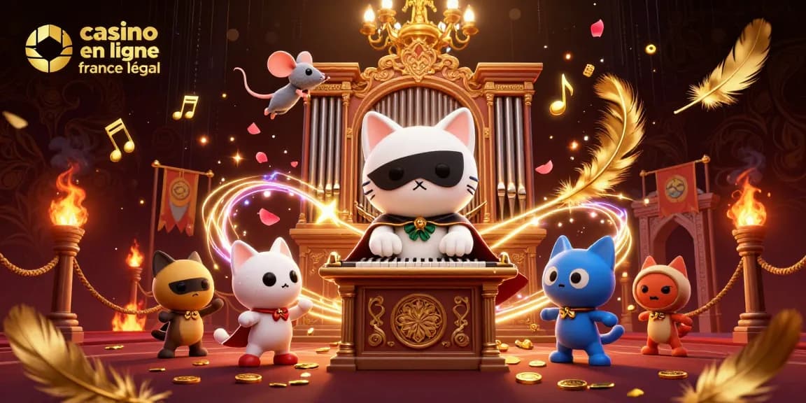 Illuminez votre expérience de jeu au casino en ligne légal en France avec notre illustration captivante.