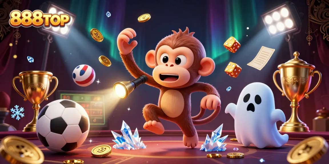 Engage in lively gaming at 888TOP with an entertaining poltergeist and ghost-hunter pup.