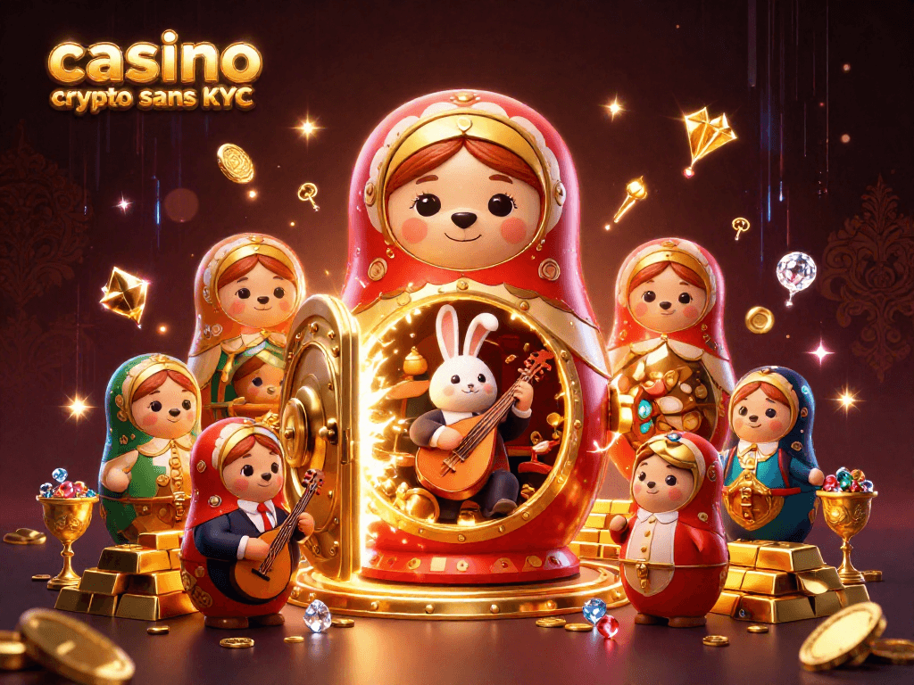 Gagnez des émotions au casino crypto sans KYC avec des ours russes et des trésors scintillants