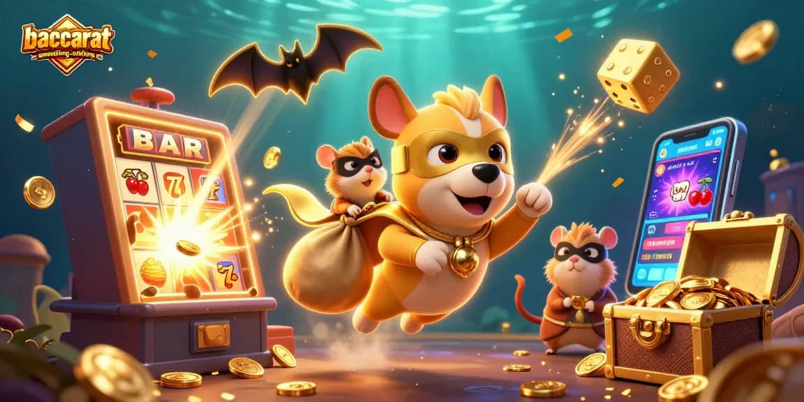 Engage in baccarat-gambling-online as a dynamic superhero duo brings casino excitement to life.