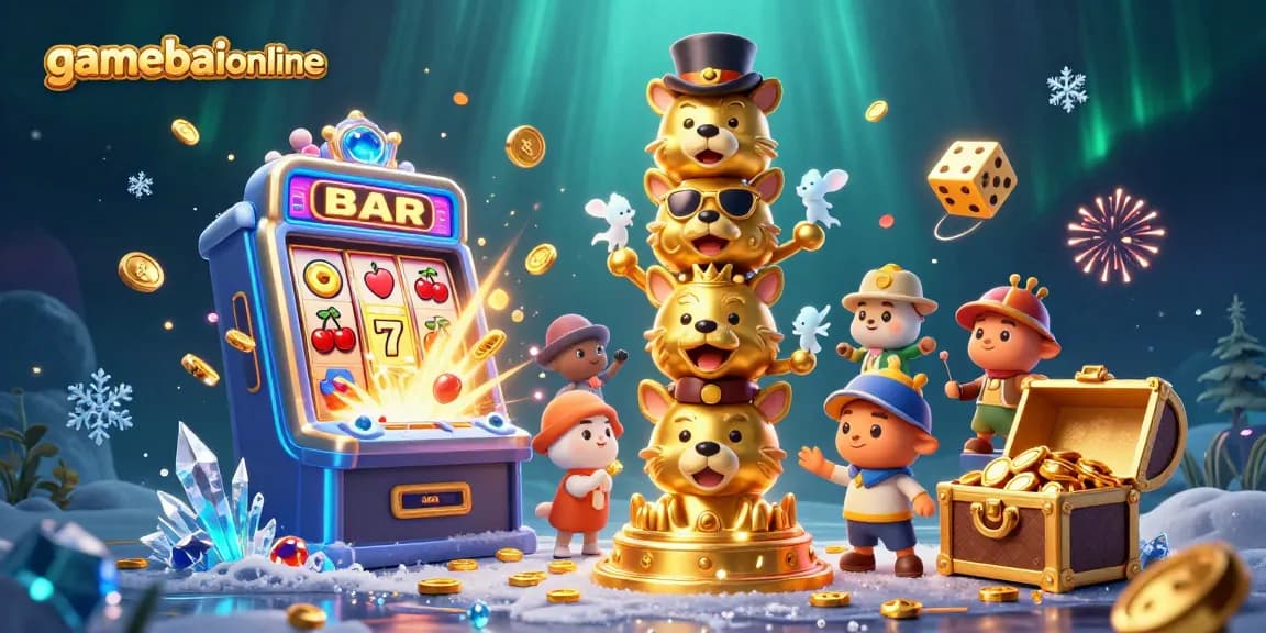 Engage with gameplay at gamebaiionline featuring vivid characters and dynamic casino game elements.