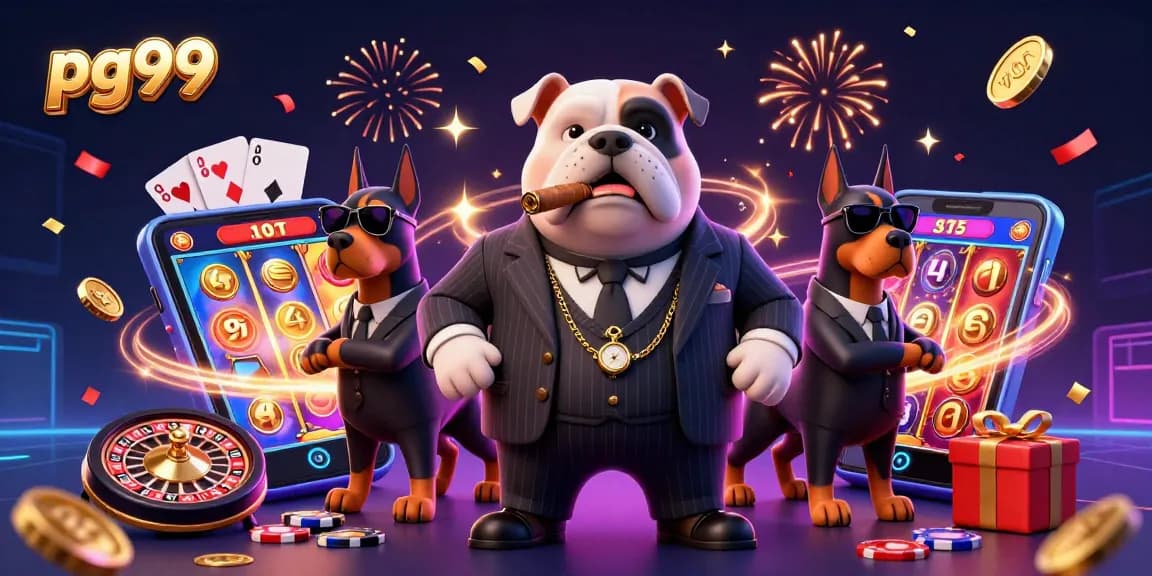 Experience thrilling gameplay with pg99's colorful slot game and immersive casino elements.