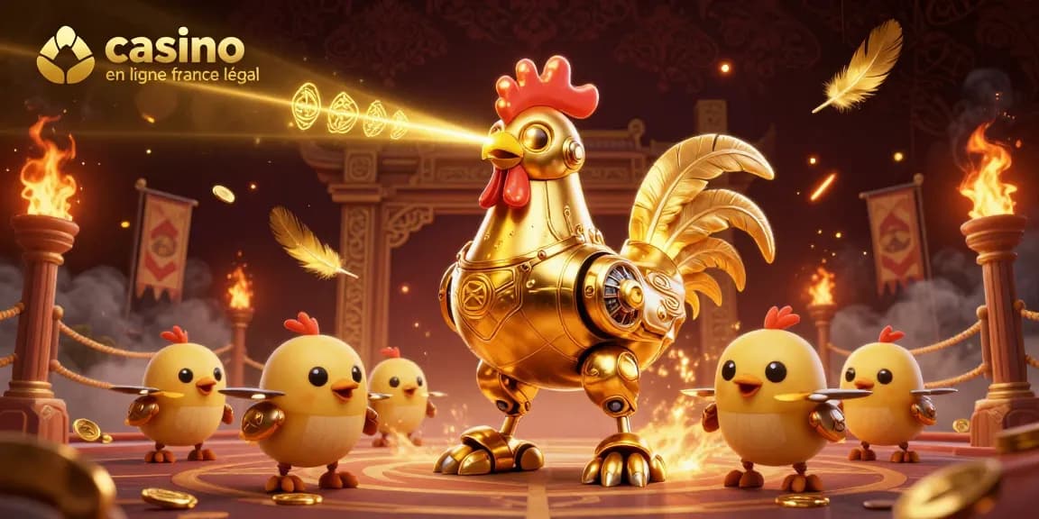 Découvrez le casino en ligne légal en France avec des éléments de jeu vibrants et un design captivant.
