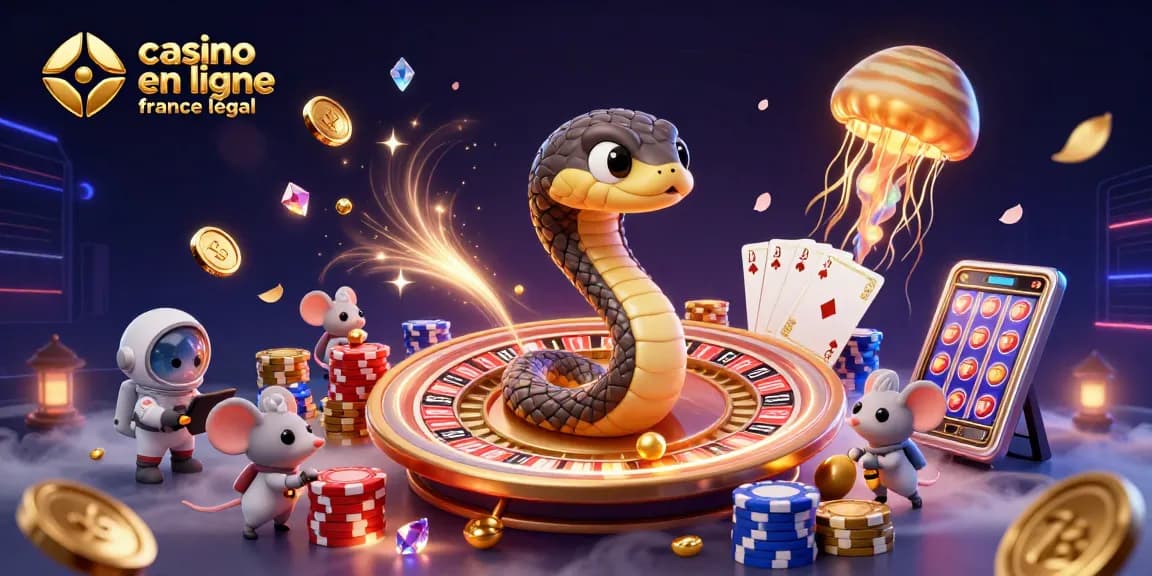 Actions de jeu captivantes sur un casino en ligne France légal avec des personnages animés.