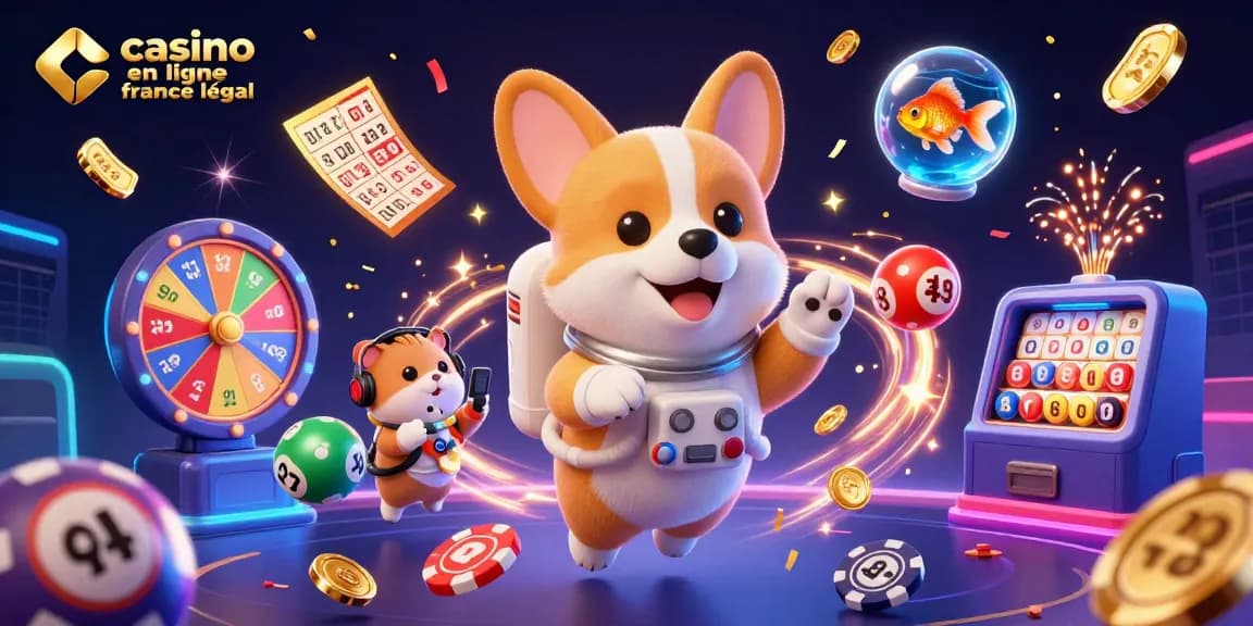 Profitez des jeux de casino en ligne légal en France avec des personnages animés dans un casino virtuel.