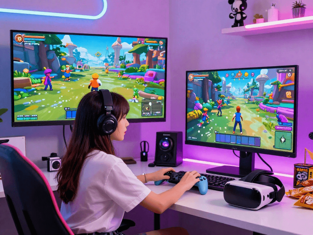 Experience femboy porn games in an immersive digital gaming scene with vibrant characters and high-energy interactions.