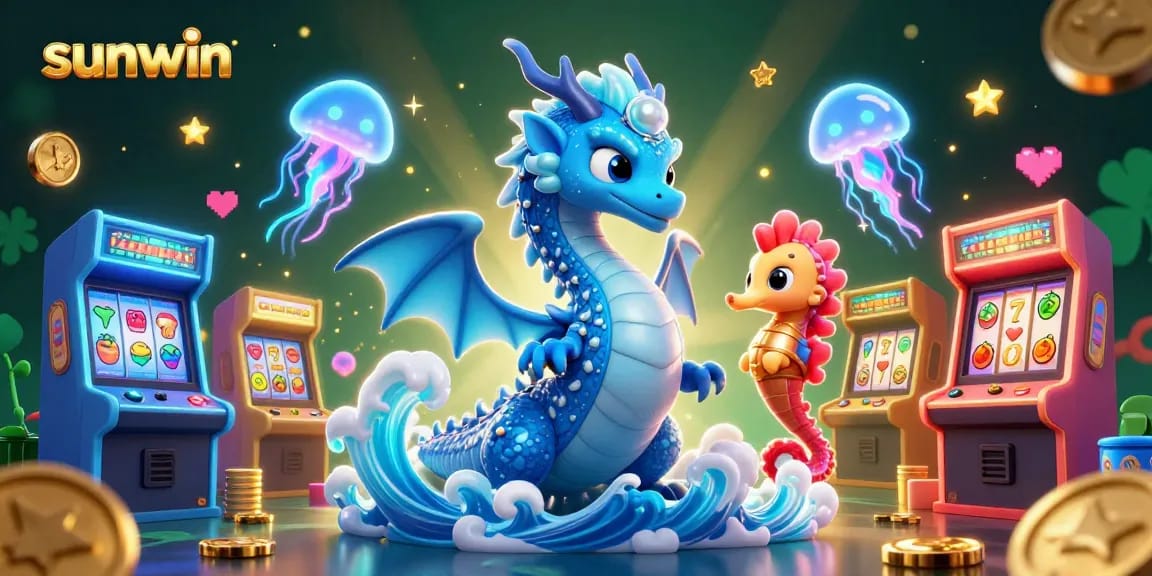 Engage with sunwin's vibrant casino adventure featuring playful characters and exciting game elements.