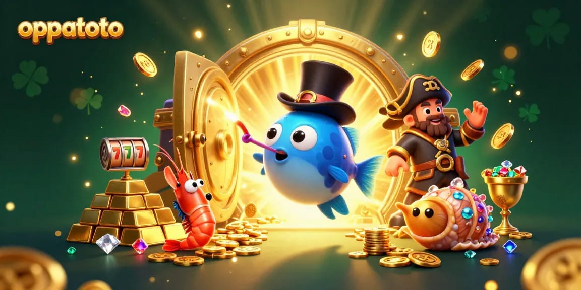 Engage with oppatoto's dynamic casino experience featuring vibrant characters and immersive elements.