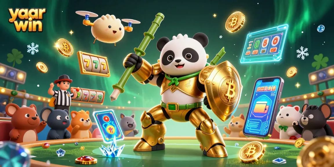 Experience winning with yaar win in a vibrant, dynamic 3D illustrated casino arena.