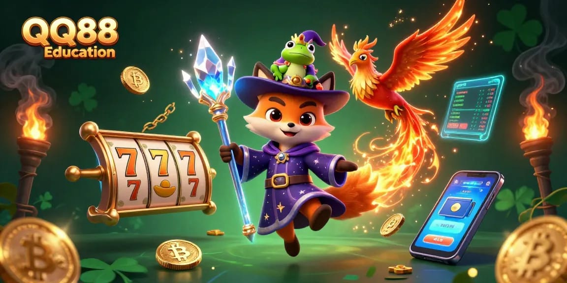 Experience thrilling gaming at QQ88 Education with magical elements and captivating characters.