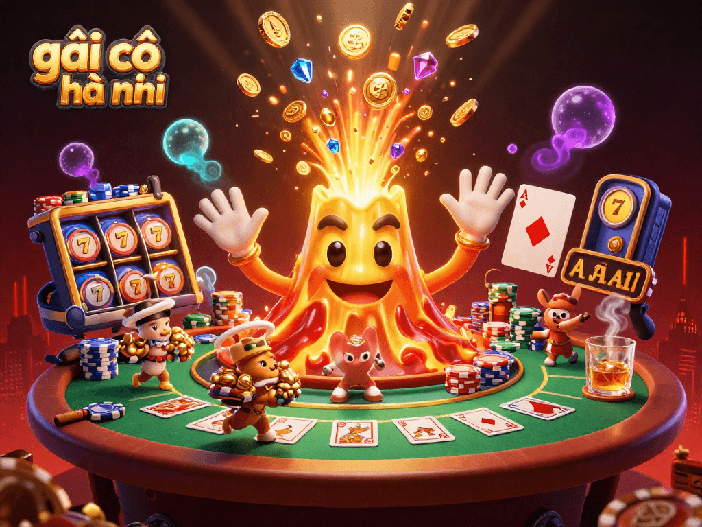 Gái gọi hà nội brings excitement to the casino with a stunning eruption of gold, chips, and winning slots.