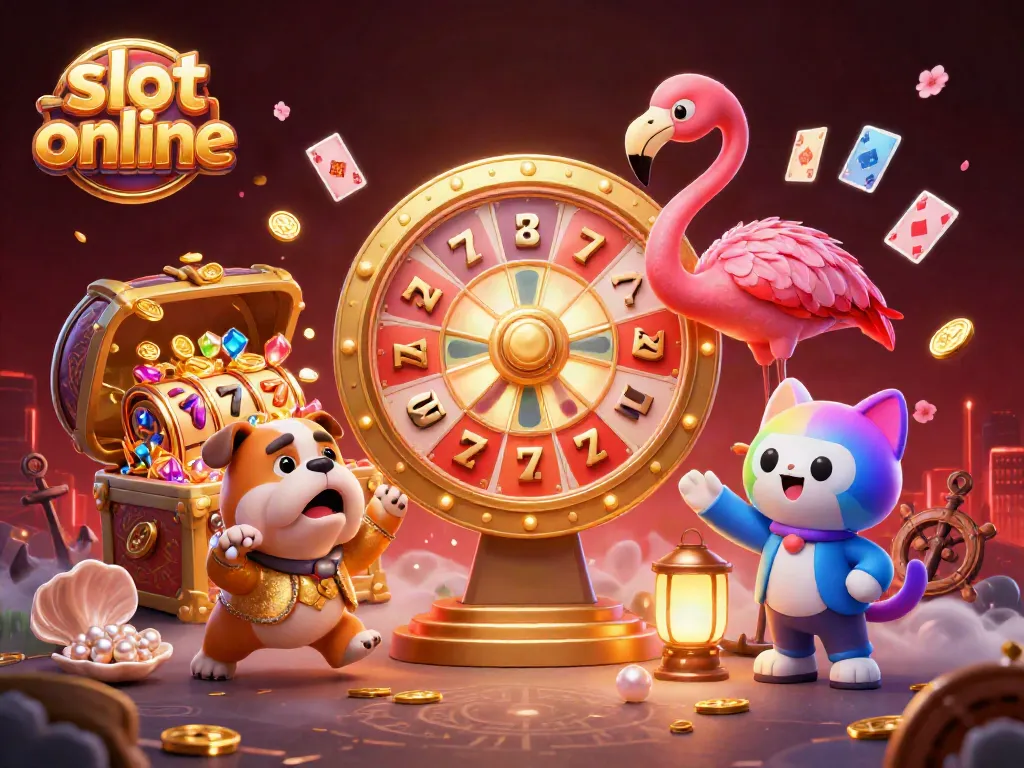 Experience thrilling slot online action with engaging characters and dynamic casino elements.