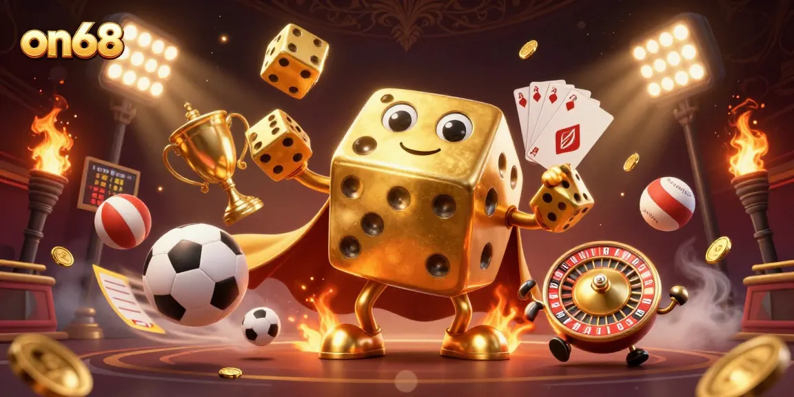 Experience exciting bets at on68 with unique gaming characters and dynamic sports elements.