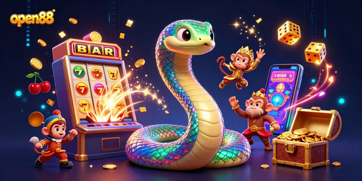 Experience thrilling gameplay at open88 with colorful characters and dynamic gambling action.