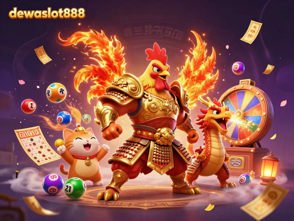 Jelajahi keseruan permainan di dewataslot888 dengan Rooster Pejuang dan Naga Armored yang memukau.