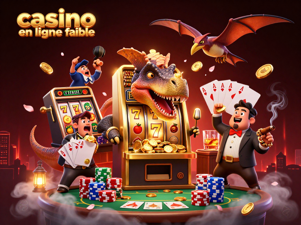 Faites l'expérience d'un casino en ligne fiable avec des personnages dynamiques entourés de jackpots et de jeux de carte.
