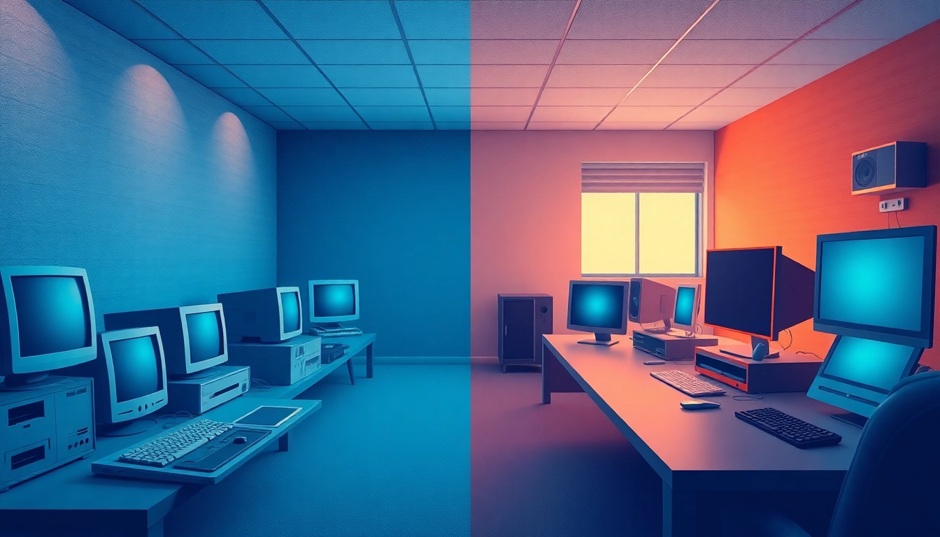 Visual representation of internet history evolution showcasing technological progress through time.